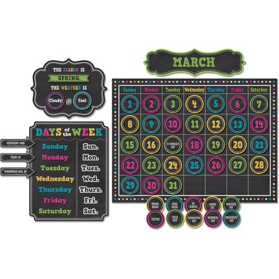 Teacher Created Resources® Chalkboard Brights Classroom Set (TCR9665)