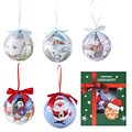 6 x Christmas tree ornament ball set Santa Clause Home Decor (805)