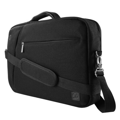 Vangoddy Laptop Messenger, Black Nylon (LAPLEA043)