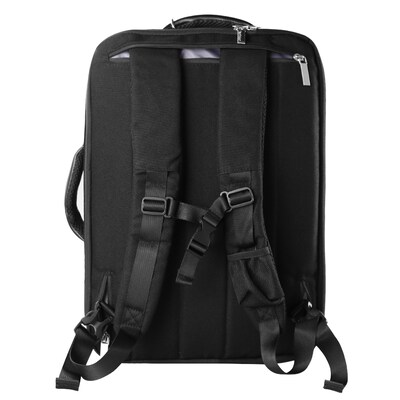 Vangoddy Laptop Messenger, Black Nylon (LAPLEA043)