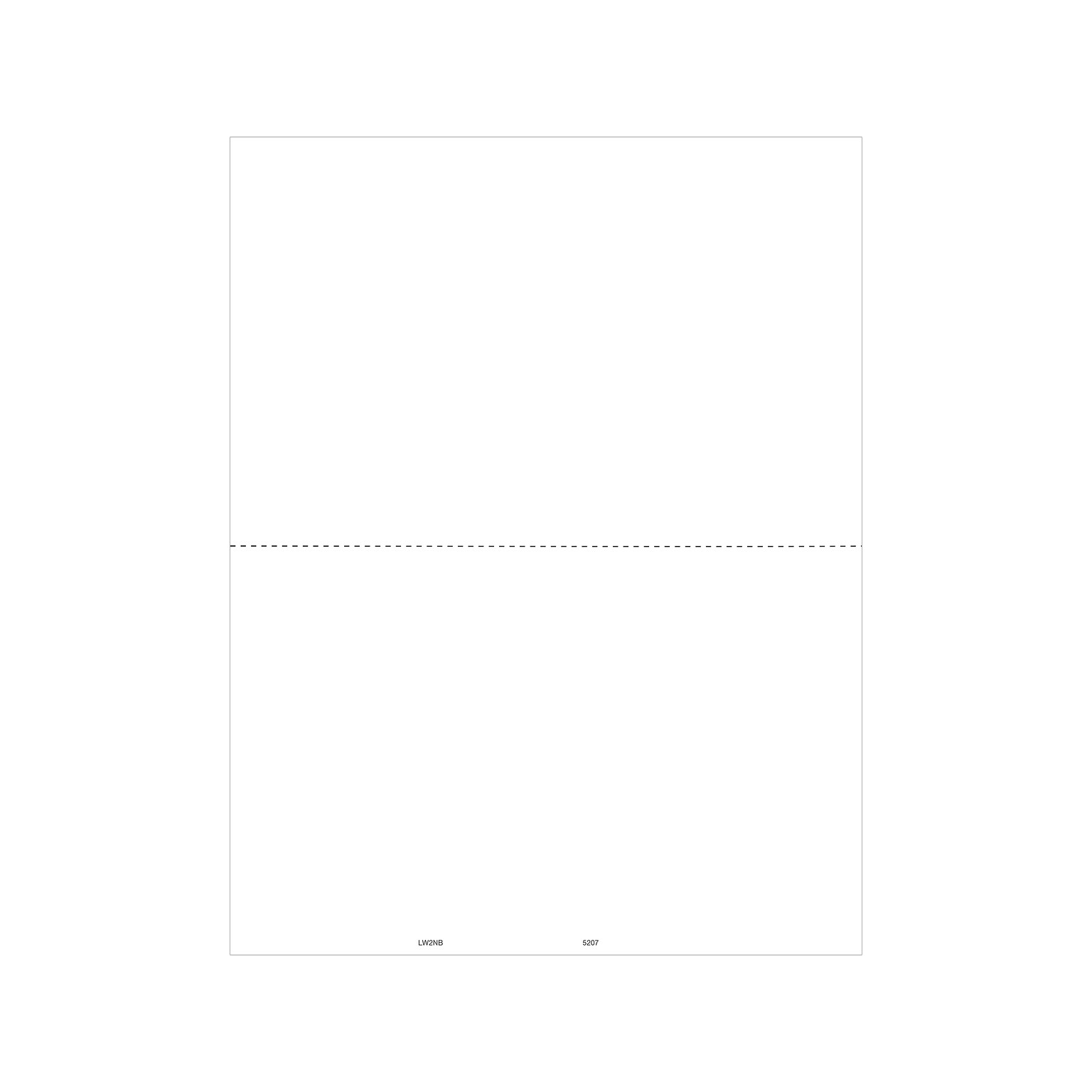 ComplyRight 2024 W-2 Tax Form, 1-Part, 2-Up, 50/Pack (520750)