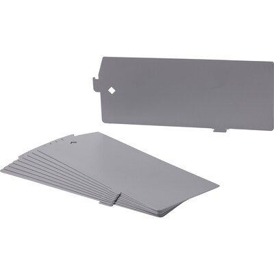 Lorell Lateral File Divider Kit, Platinum Gray (LLR60564)