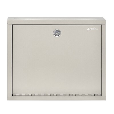 AdirOffice Locking Steel Suggestion Box, Gray (631-03MA)