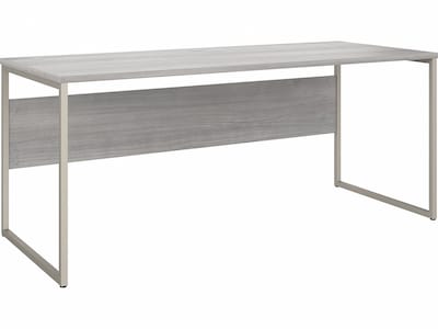 Bush Business Furniture Hybrid 72W Computer Table Desk with Metal Legs, Platinum Gray (HYD373PG)