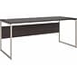 Bush Business Furniture Hybrid 72"W Computer Table Desk with Metal Legs, Storm Gray (HYD373SG)