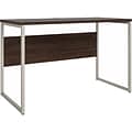 Bush Business Furniture Hybrid 48 W Computer Table Desk with Metal Legs, Black Walnut (HYD148BW)