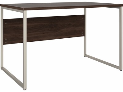 Bush Business Furniture Hybrid 48W Computer Table Desk with Metal Legs, Black Walnut (HYD248BW)