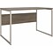 Bush Business Furniture Hybrid 48 W Computer Table Desk with Metal Legs, Modern Hickory (HYD248MH)