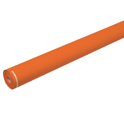 Flameless Flame Retardant Paper, 48" x 100', Fiesta Orange (PAC0052111)