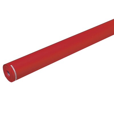 Flameless Flame Retardant Paper, 48 x 100, Cherry Red (PAC0052071)