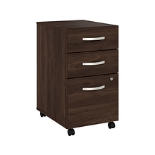 Bush Business Furniture Hybrid 3-Drawer Mobile Vertical File Cabinet, Letter/Legal Size, Lockable, B