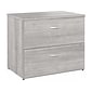 Bush Business Furniture Hybrid 2-Drawer Lateral File Cabinet, Letter/Legal, Platinum Gray, 36" (HYF136PGSU-Z)