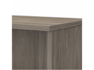 Bush Business Furniture Hybrid 29"H 2-Shelf Bookcase with Adjustable Shelf, Modern Hickory Laminated Wood (HY3036MH-Z)