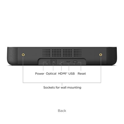 Roku Streambar 4K/HD/HDR Streaming Media Player & Premium Audio, All In One (9102R)