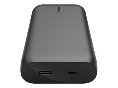 Belkin BOOST CHARGE USB Power Bank for Tablet/cellular phone, 20000mAh, Black (BPB002BTBK)
