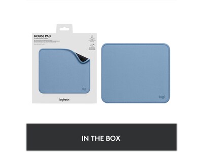 Logitech Studio Series Non-Skid Mouse Pad, Blue Gray (956-000038)