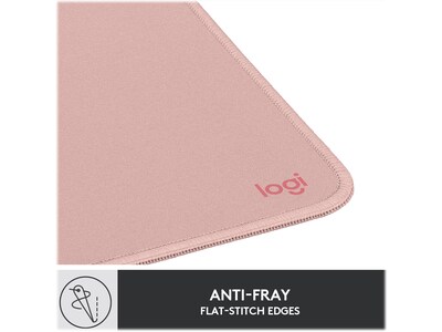 Logitech Studio Series Non-Skid Mouse Pad, Dark Rose (956-000037)