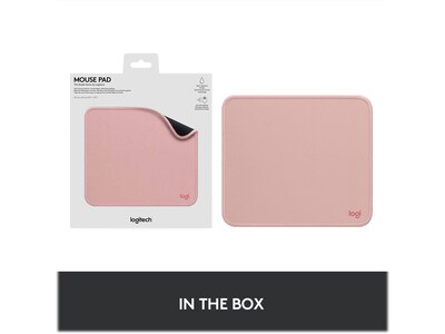 Logitech Studio Series Non-Skid Mouse Pad, Dark Rose (956-000037)