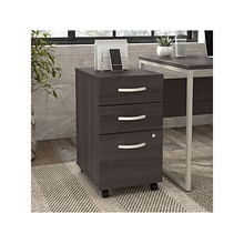 Bush Business Furniture Hybrid 3-Drawer Mobile Vertical File Cabinet, Letter/Legal Size, Lockable, S