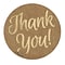 Great Papers! Foil Thank You Stickers on Kraft Paper, 1.57, 250 per roll (24261429)