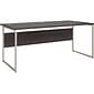 Bush Business Furniture Hybrid 72"W Computer Table Desk with Metal Legs, Storm Gray (HYD172SG)