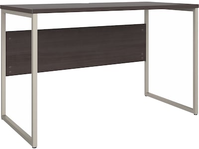 Bush Business Furniture Hybrid 48W Computer Table Desk with Metal Legs, Storm Gray (HYD148SG)