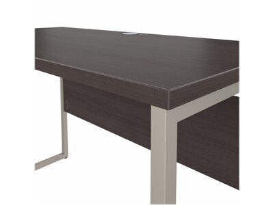Bush Business Furniture Hybrid 48"W Computer Table Desk with Metal Legs, Storm Gray (HYD148SG)