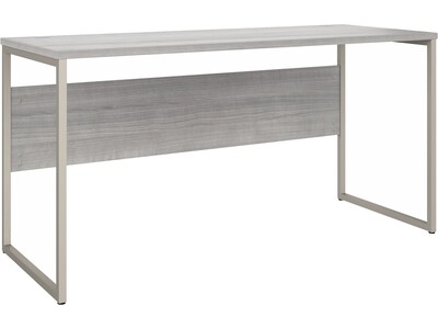 Bush Business Furniture Hybrid 60W Computer Table Desk with Metal Legs, Platinum Gray (HYD260PG)