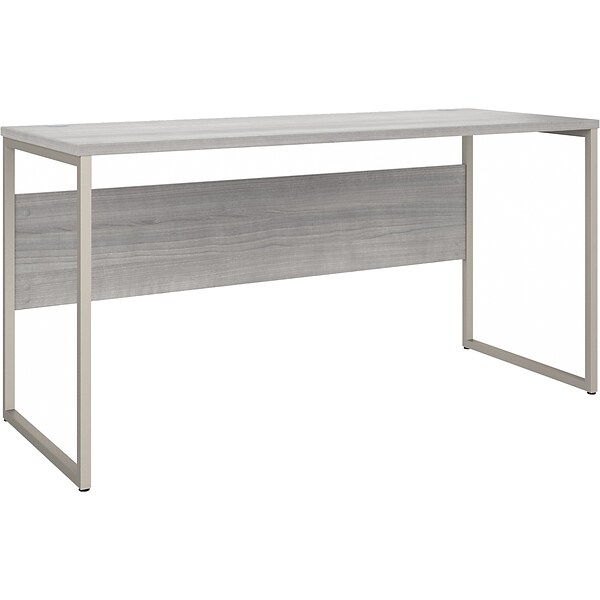 Bush Business Furniture Hybrid 60 W Computer Table Desk with Metal Legs, Platinum Gray (HYD260PG)