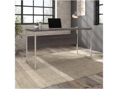 Bush Business Furniture Hybrid 60W Computer Table Desk with Metal Legs, Storm Gray (HYD260SG)