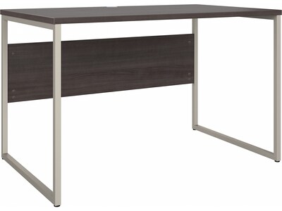 Bush Business Furniture Hybrid 48W Computer Table Desk with Metal Legs, Storm Gray (HYD248SG)