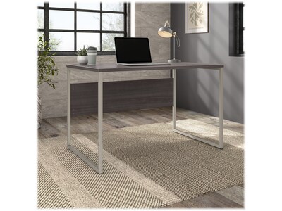 Bush Business Furniture Hybrid 48W Computer Table Desk with Metal Legs, Storm Gray (HYD248SG)