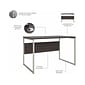 Bush Business Furniture Hybrid 48"W Computer Table Desk with Metal Legs, Storm Gray (HYD248SG)