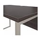 Bush Business Furniture Hybrid 48"W Computer Table Desk with Metal Legs, Storm Gray (HYD248SG)