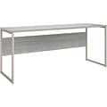Bush Business Furniture Hybrid 72 W Computer Table Desk with Metal Legs, Platinum Gray (HYD272PG)