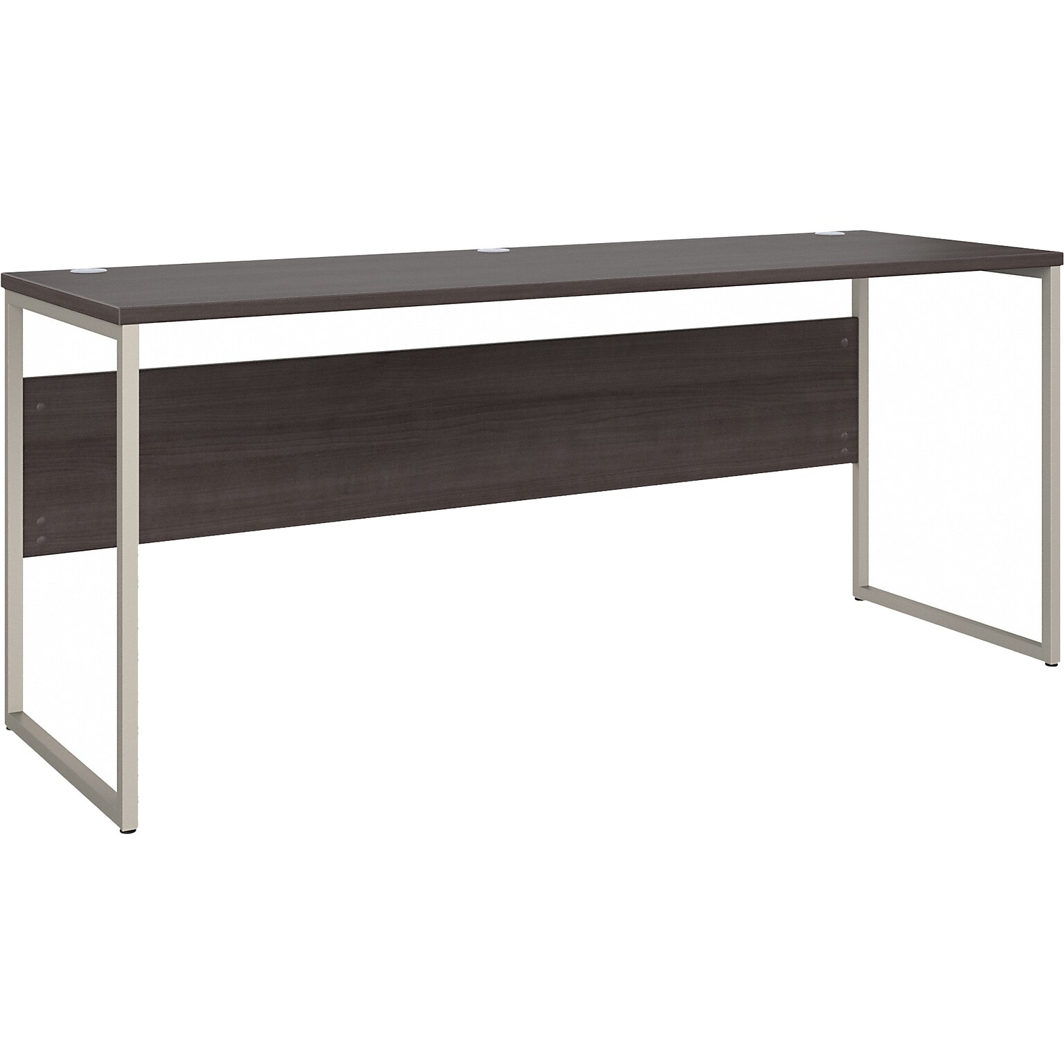 Bush Business Furniture Hybrid 72W Computer Table Desk with Metal Legs, Storm Gray (HYD272SG)