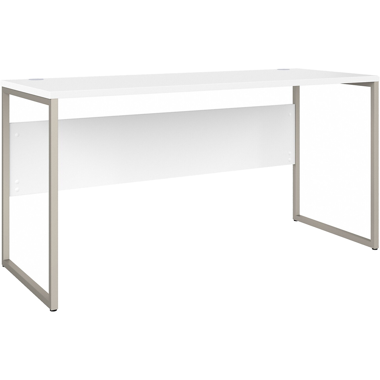 Bush Business Furniture Hybrid 60 W Computer Table Desk with Metal Legs, White (HYD260WH)