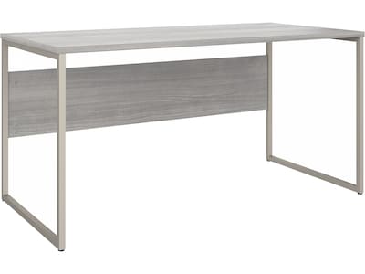 Bush Business Furniture Hybrid 60W Computer Table Desk with Metal Legs, Platinum Gray (HYD360PG)