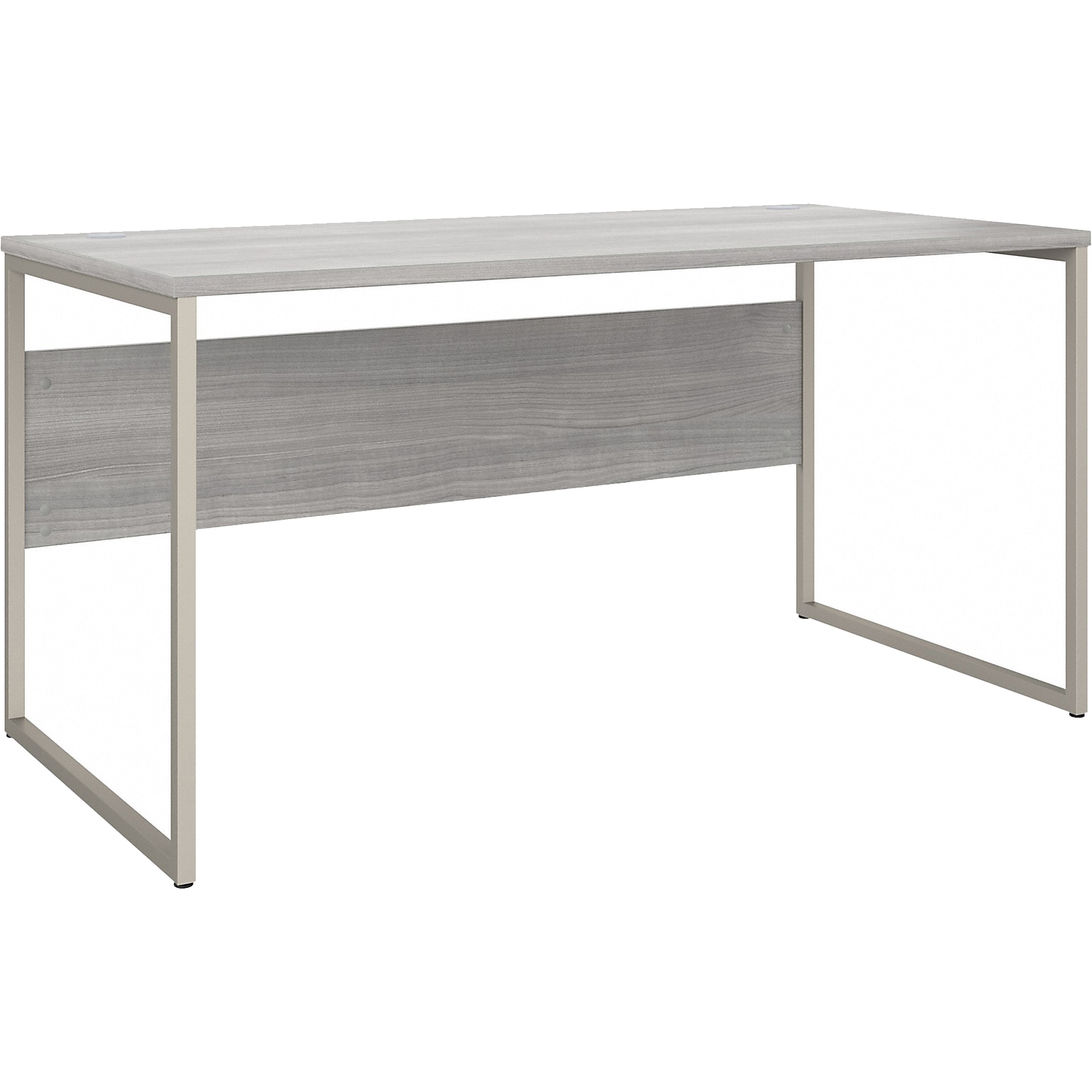 Bush Business Furniture Hybrid 60W Computer Table Desk with Metal Legs, Platinum Gray (HYD360PG)