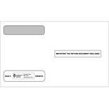 ComplyRight Self-Seal W-2 Tax Form Envelope, White, 50/Pack (4444250)