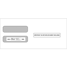 ComplyRight Self Seal Security Tinted Double-Window Tax Envelopes, 3 7/8 x 8.5, 50/Pack (3333250)