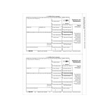 ComplyRight 2021 1099-DIV 2-Up Recipient Copy B Tax Form, White/Black, 50/Pack (513150)