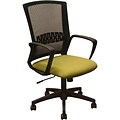 Advantage Black Mesh Office Chairs Green Padded Seat (KB-8929-GRN)