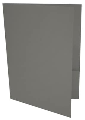 LUX 9 x 12 Presentation Folders 25/Pack, Smoke (LUX-PF-22-25)