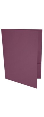 LUX 9 x 12 Presentation Folders, Standard Two Pocket, Vintage Plum, 25/Pack (LUX-PF-104-25)