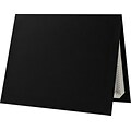 LUX Certificate Holders, 9 1/2 x 11, Deep Black Linen, 25/Pack (CHEL185DDBLK100)