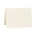 LUX A7 Folded Card (5 1/8 x 7) 50/Pack, Natural White - 100% Cotton (5040-SN-50)
