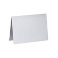 LUX A6 Folded Card (4 5/8 x 6 1/4) 50/Pack, Silver Metallic (PGCST919-50)