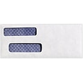 LUX Moistenable Glue Double Window Envelope, 3 5/8 x 8 3/4, Bright White, 50/Pack (57633-50)