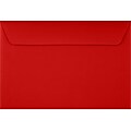 LUX 6 x 9 Booklet Envelopes 1000/Pack, Ruby Red (EX4820-18-1000)